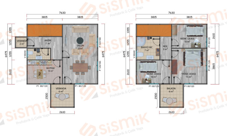 114 m² plan