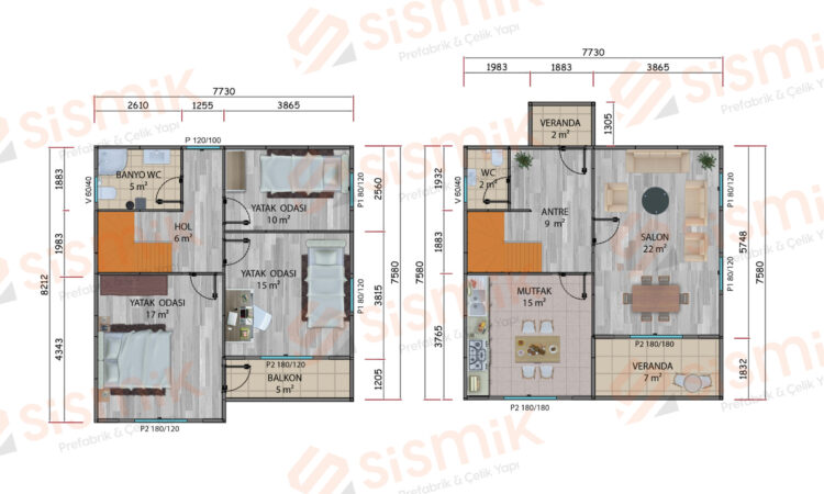 122 m² plan 122 m² plan