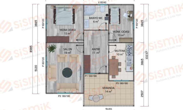 85 m² plan 85 m² plan