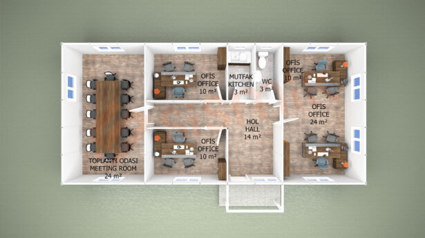 93-m2-Prefabrik-Ofis-Şantiye-Binası-2