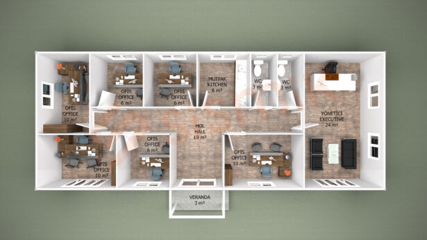 110-m2-Prefabrik-Lüks-Ofis-Binası-2