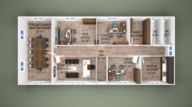 137-m2-Prefabrik-Ofis-Şantiye-Binası-2