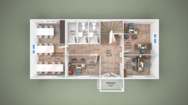 183-m2-Prefabrik-Ofis-Şantiye-Binası-2 183-m2-Prefabrik-Ofis-Şantiye-Binası-2