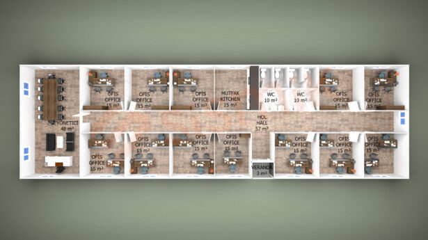 305-m2-Prefabrik-Ofis-Şantiye-Binası-2