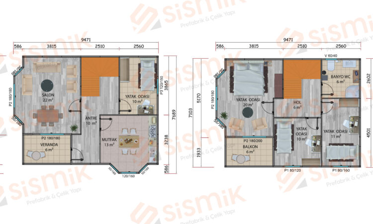 131 m² plan